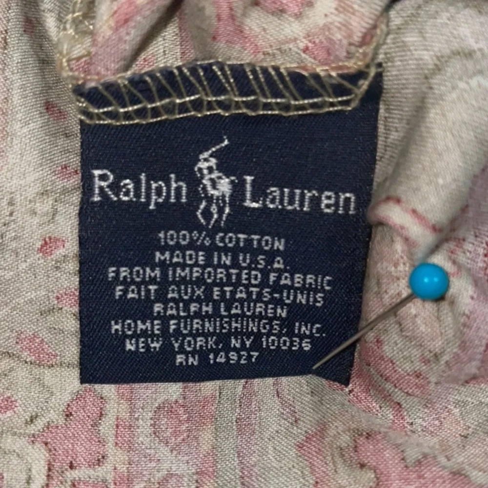 Vintage Ralph Lauren Randolph Galahad Paisley Cotton Sateen Pillowcases - Picture 5 of 5